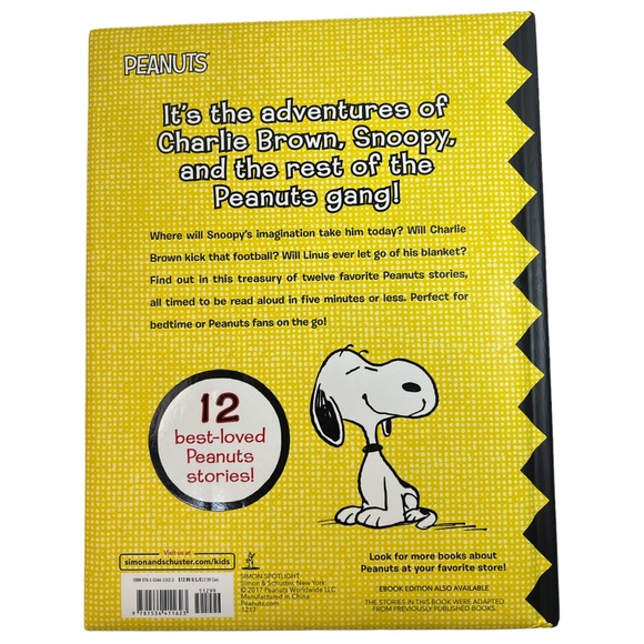 Peanuts 5- Minute Stories Hardbound Book by Charles M. Schulz 192 Pages - Picture 4 of 10